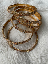 Load image into Gallery viewer, Antique Gold Bangles
