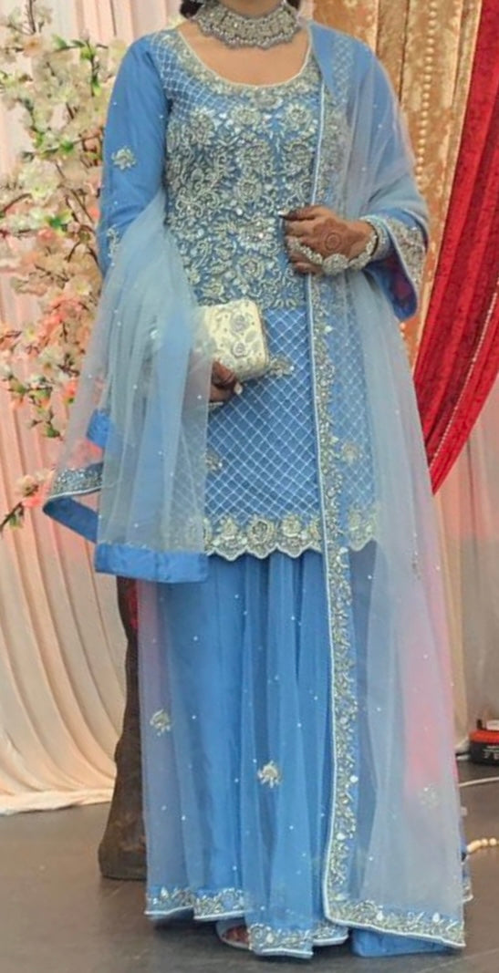 Iceblue lengha