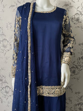 Load image into Gallery viewer, Navy blue sharara
